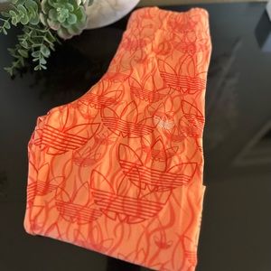 Women’s XS Orange Adidas leggings